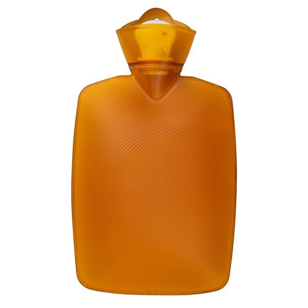 Wärmflasche Klassik Plant, 1,8 l  Fassungsvermögen,  orange